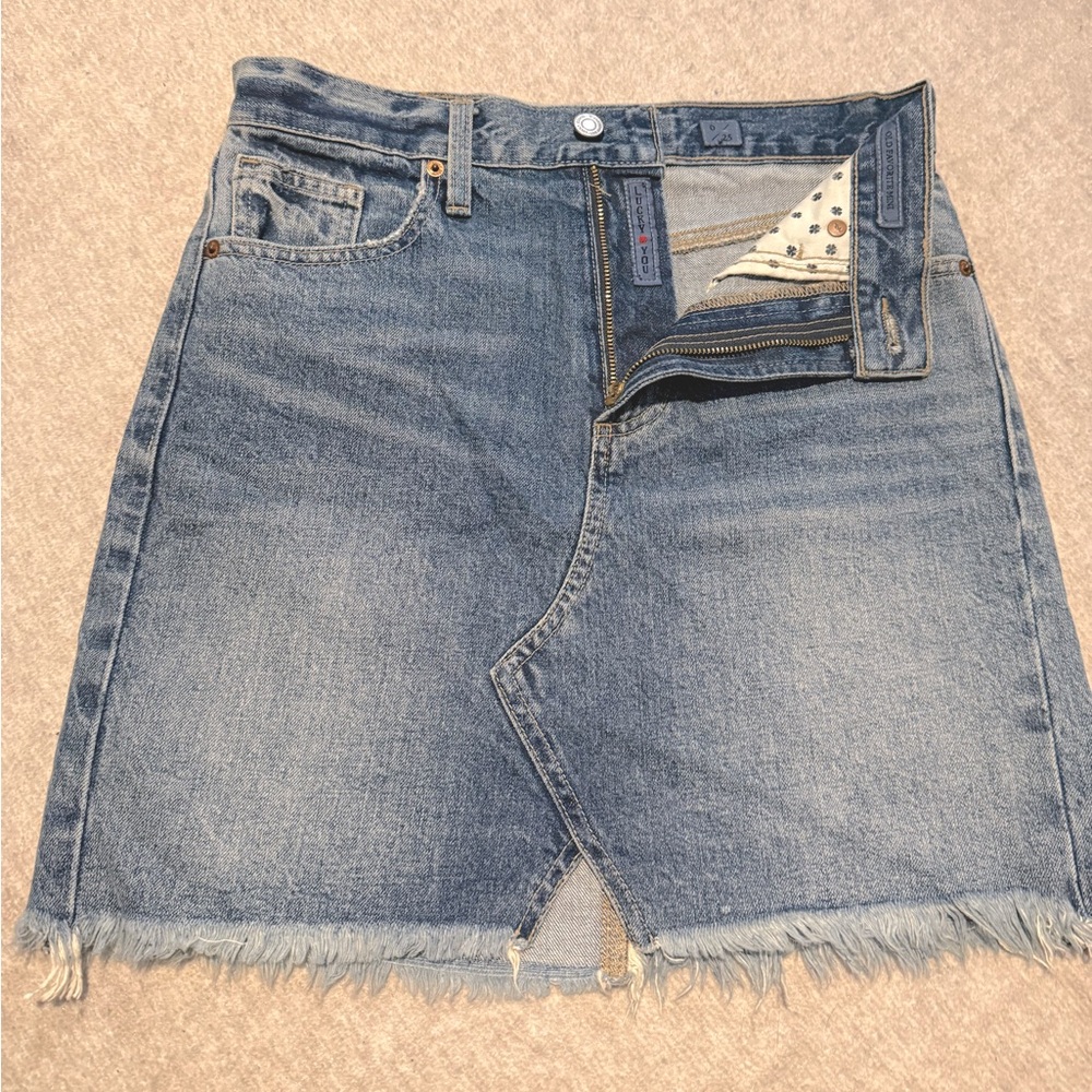 Lucky Brand Jean skirt, 0/25